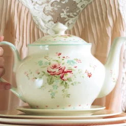 GreenGate Porzellan Teller Alice Pale Blue 23 cm Fashion