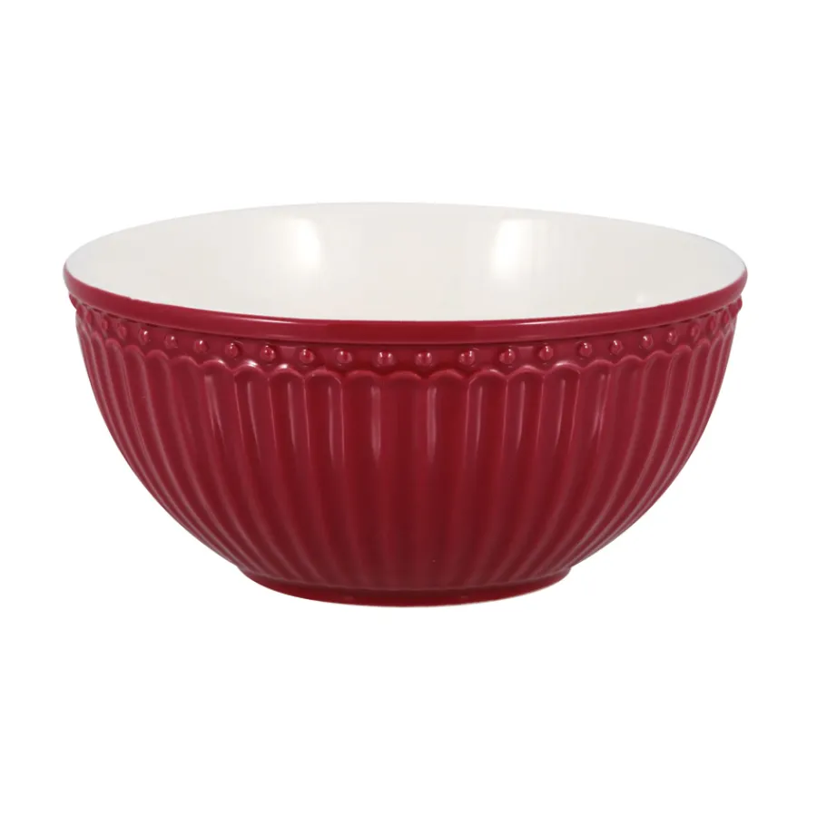 GreenGate Schüssel Alice claret red New