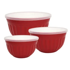 GreenGate Schüssel mit Deckel Alice Red 3er-Set Fashion