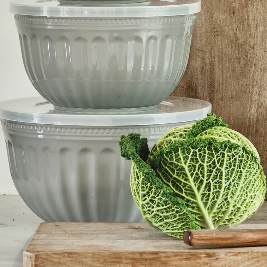 GreenGate Schüssel mit Deckel Alice Grey 3er-Set Discount