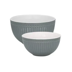 GreenGate Servierschüssel Alice Stone Grey 2er-Set Fashion