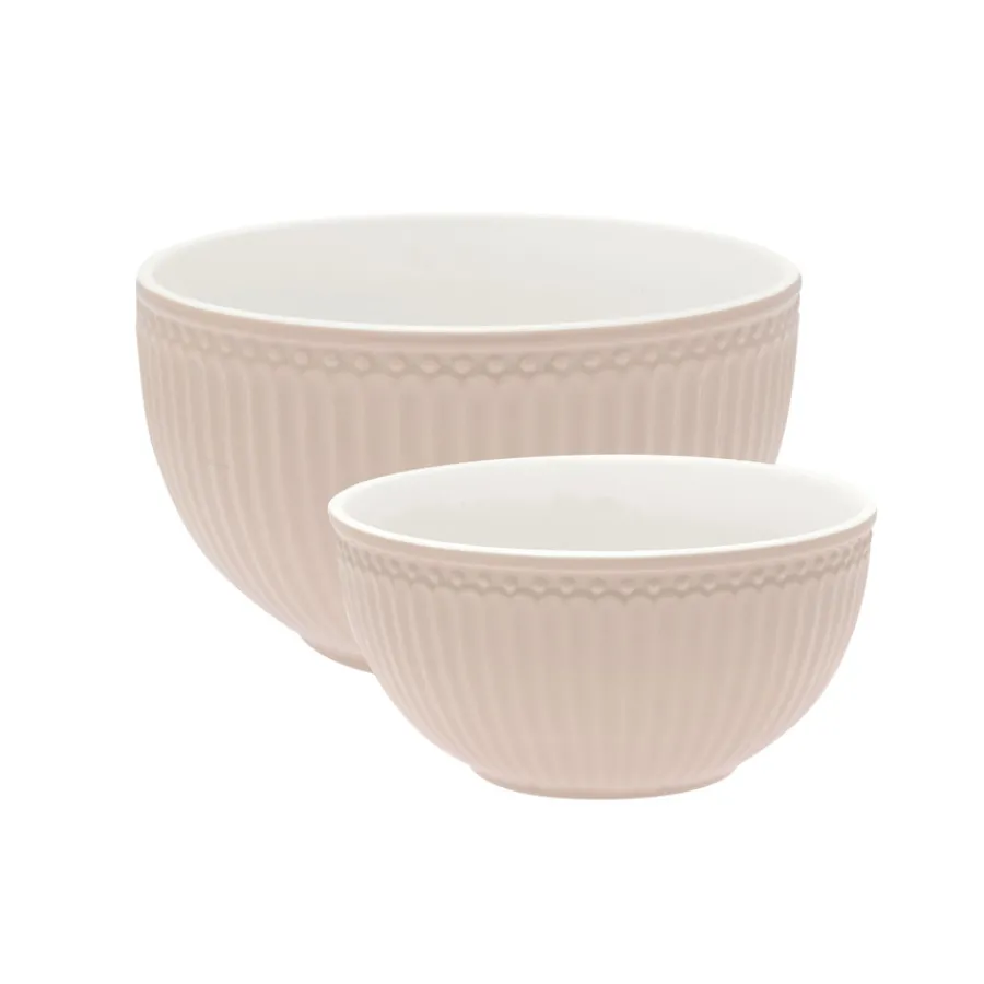 GreenGate Servierschüssel Alice Creamy Fudge 2er-Set Fashion