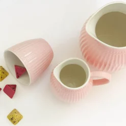 GreenGate Servierschüssel Alice Pale Pink medium Hot