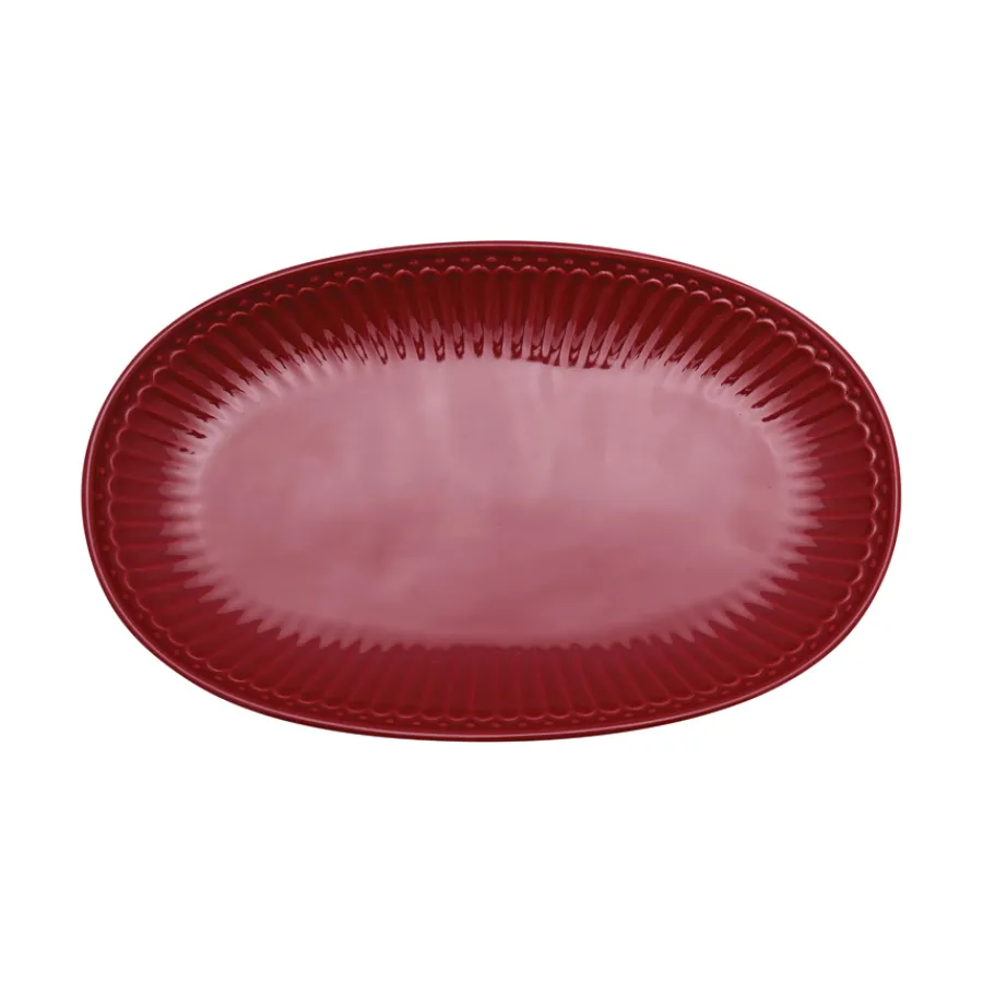 GreenGate Servierteller Alice claret red Online