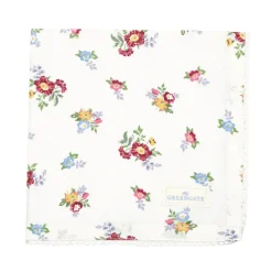 GreenGate Stoffserviette mit Spitze Elena petit white Hot