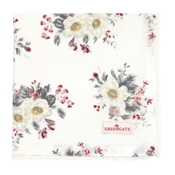 GreenGate Stoffserviette mit Spitze Abella white Online