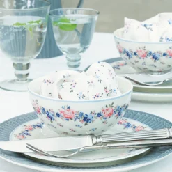 GreenGate Stoffserviette mit Spitze Emely petit white New