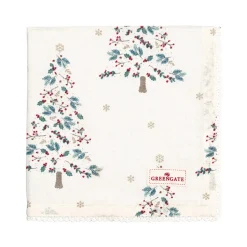 GreenGate Stoffserviette mit Spitze Lucie xmas white Sale