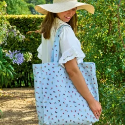 GreenGate Stoffserviette mit Spitze Lianca pale blue Hot