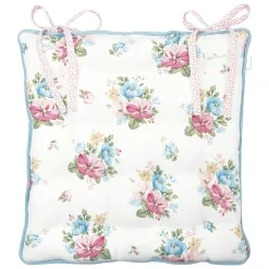 GreenGate Stuhlkissen Josefina white large New