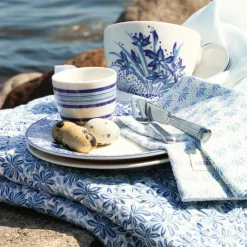 GreenGate Tagesdecke Quilt Linea blue 140x220cm Best