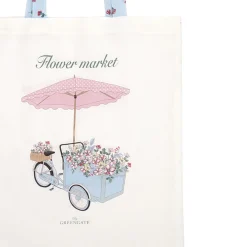 GreenGate Tasche Portia flowers white Sale
