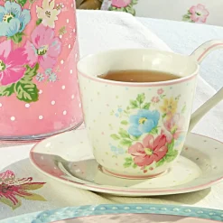 GreenGate Tasse & Unterteller Josefina white Best