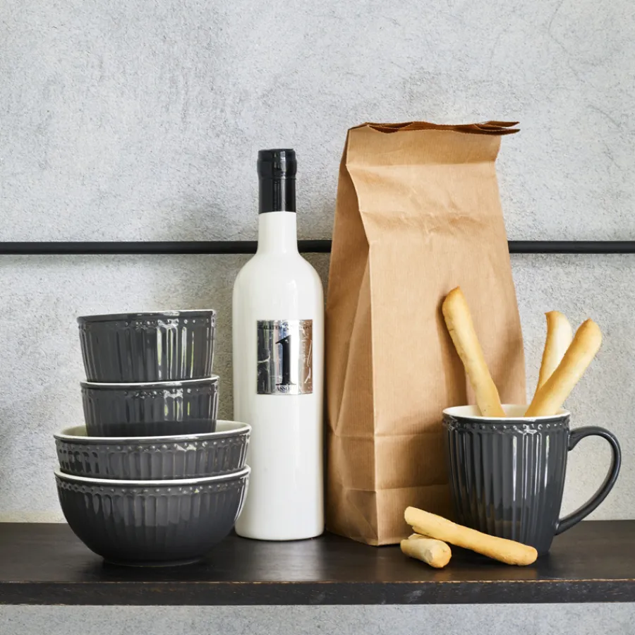GreenGate Tasse Alice Dark Grey New