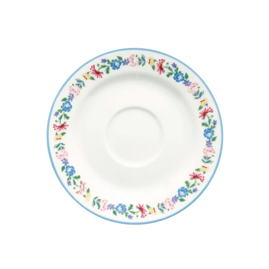 GreenGate Tasse mit Unterteller Elina white Clearance