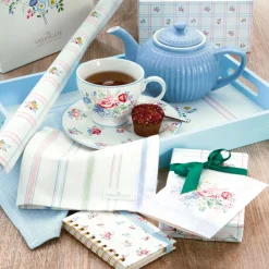 GreenGate Tasse mit Unterteller Elina white Clearance