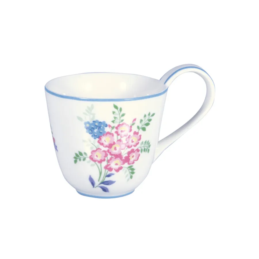GreenGate Tasse mit Unterteller Elina white Clearance