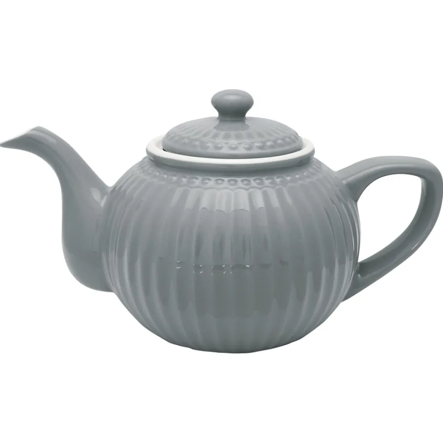 GreenGate Teekanne Alice Stone Grey Best