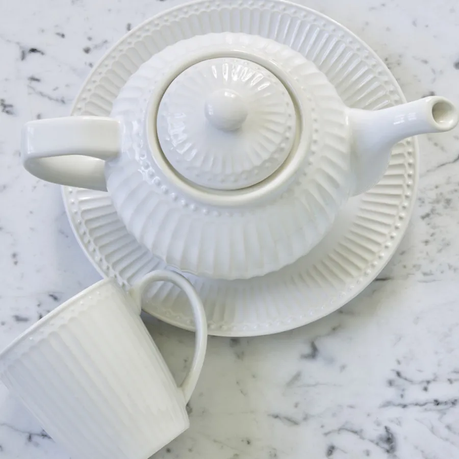 GreenGate Teekanne Alice White Discount