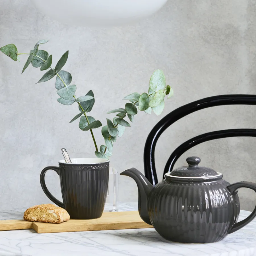 GreenGate Teekanne Alice Dark Grey Online