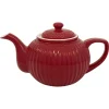 GreenGate Teekanne Alice claret red Sale