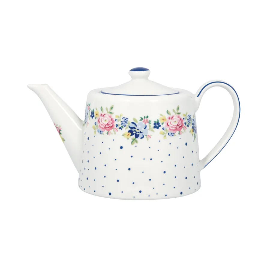 GreenGate Teekanne Laura white Online