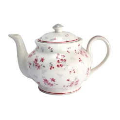 GreenGate Teekanne rund Emberly white Clearance
