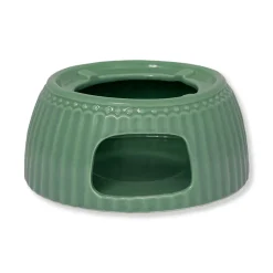 GreenGate Teekannen-Stövchen Alice Dusty Green Hot