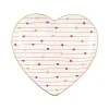 GreenGate Teller herzförmig Grace white 17 cm Discount