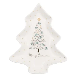 GreenGate Teller Lucie xmas white medium 22 cm New