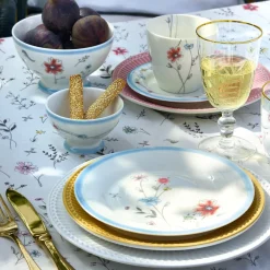 GreenGate Tischläufer bedruckt Venissa white New