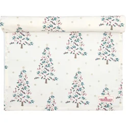 GreenGate Tischläufer Lucie xmas white Hot