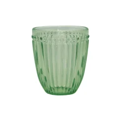 GreenGate Wasserglas Alice Pale Green Fashion