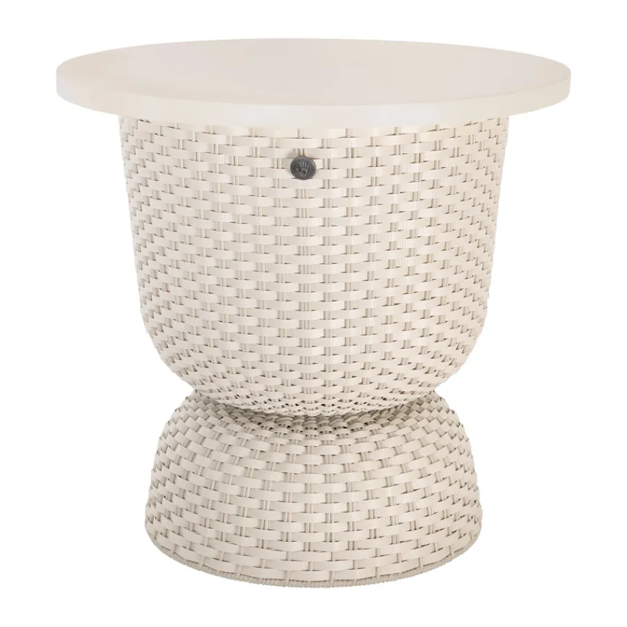 Handed By Beistelltisch mit Aufbewahrung Diabolo champagne Discount