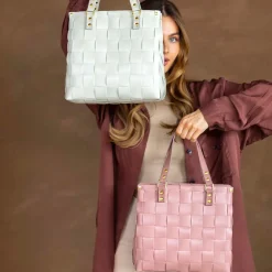 Handed By Handtasche Charlotte Terra Pink XS Best