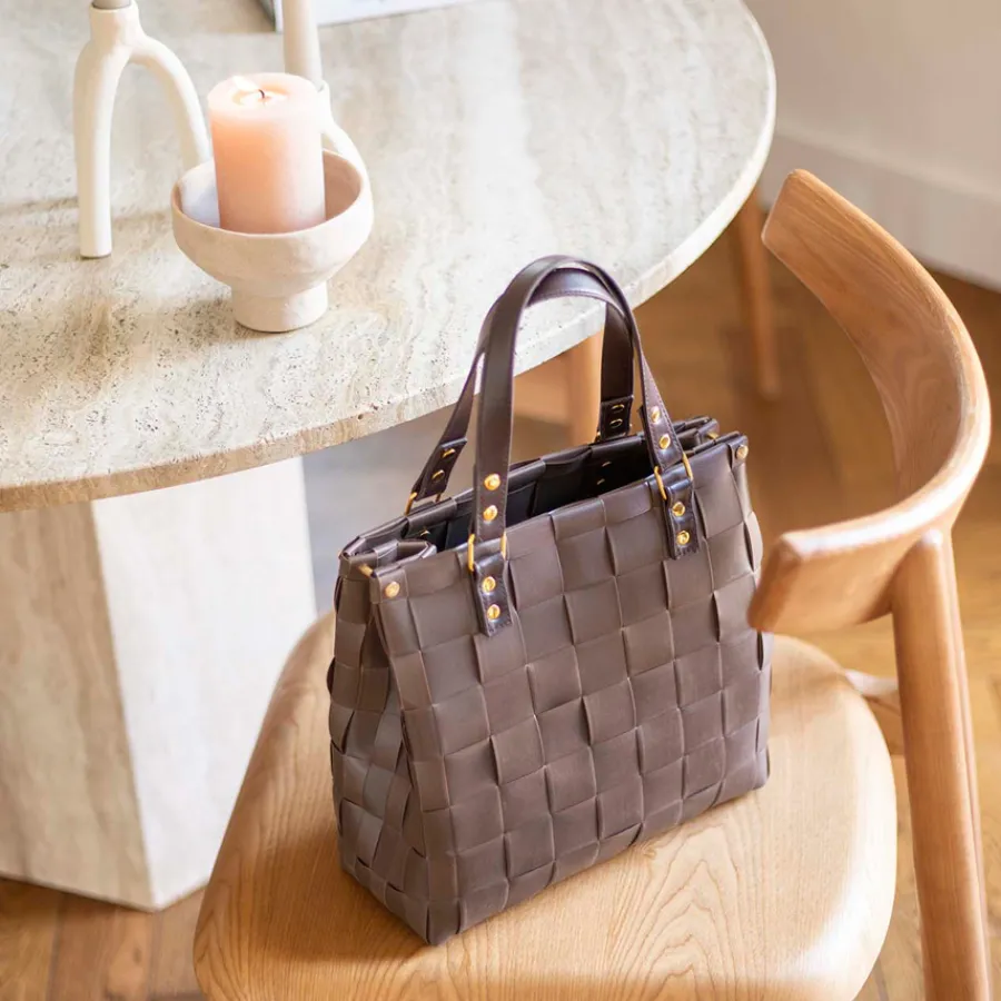Handed By Handtasche Charlotte Espresso Brown XS Hot