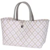 Handed By Handtasche Mini Motif Pale Grey/White S Fashion