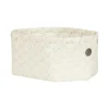 Handed By Korb Oval Dimensional Ecru White S Clearance