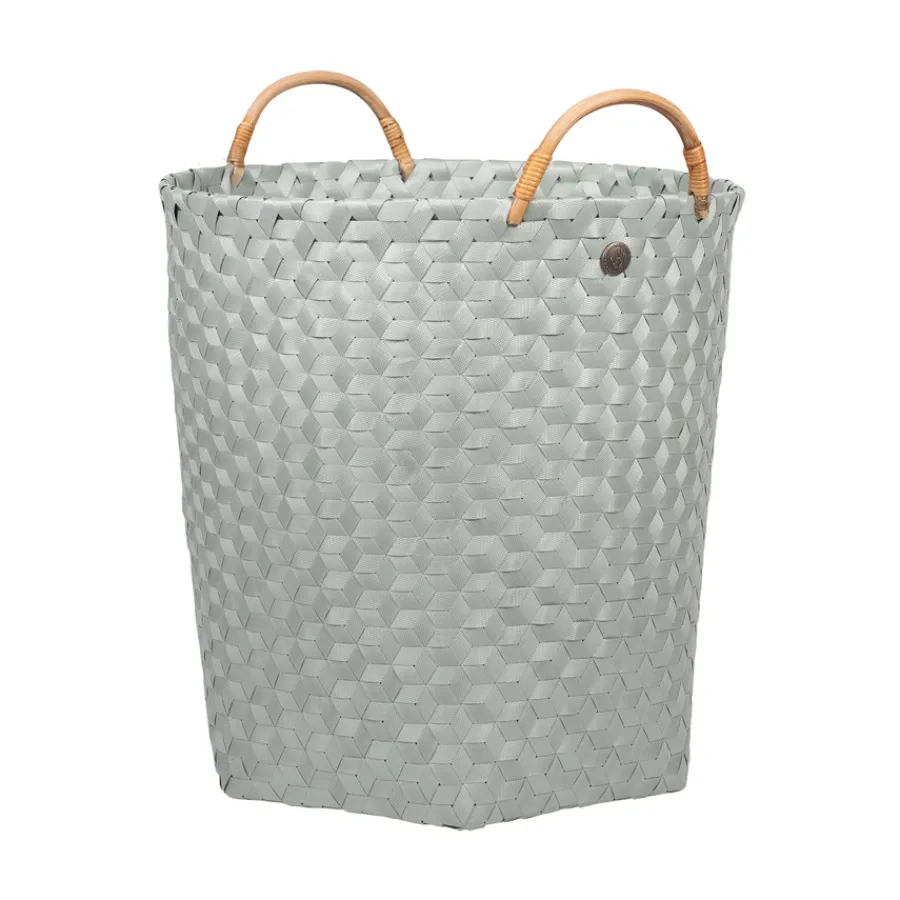 Handed By Korb Rund Dimensional mit Rattan Griffen Eucalyptus L Outlet