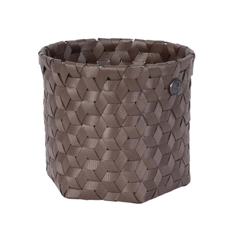 Handed By Korb Rund Dimensional Taupe XS Discount