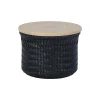 Handed By Korb Wonder Round High mit Deckel Black XS Hot