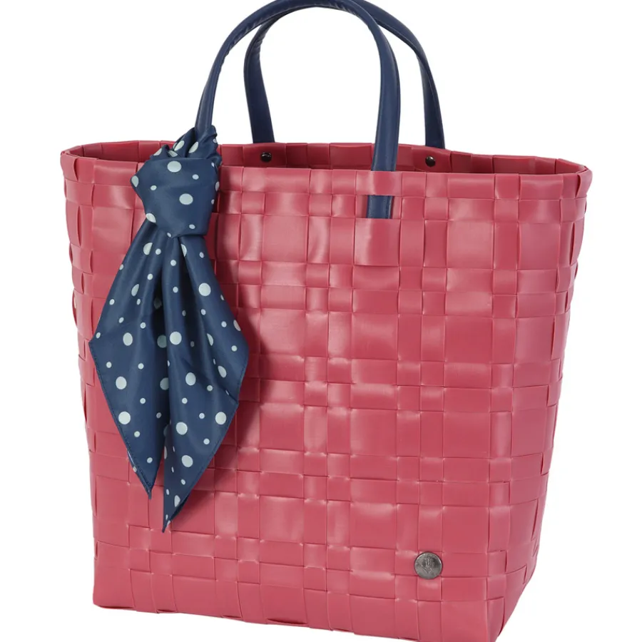 Handed By Shopper Bliss cherry red S Innentasche und Tuch Fashion