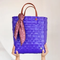 Handed By Shopper Bliss dark violet S Innentasche und Tuch Best