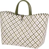 Handed By Shopper Motif White/Olive New