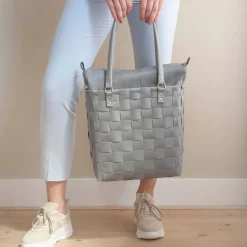 Handed By Shopper Soho mit Reißverschluss Brushed Grey Sale