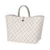 Handed By Tasche Motif Bag Pale Grey/White Fashion