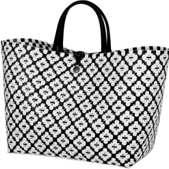 Handed By Tasche Motif black/ white L New