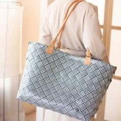 Handed By Tasche Saint-Maxime stripes Dark Grey/Stripes XL Online