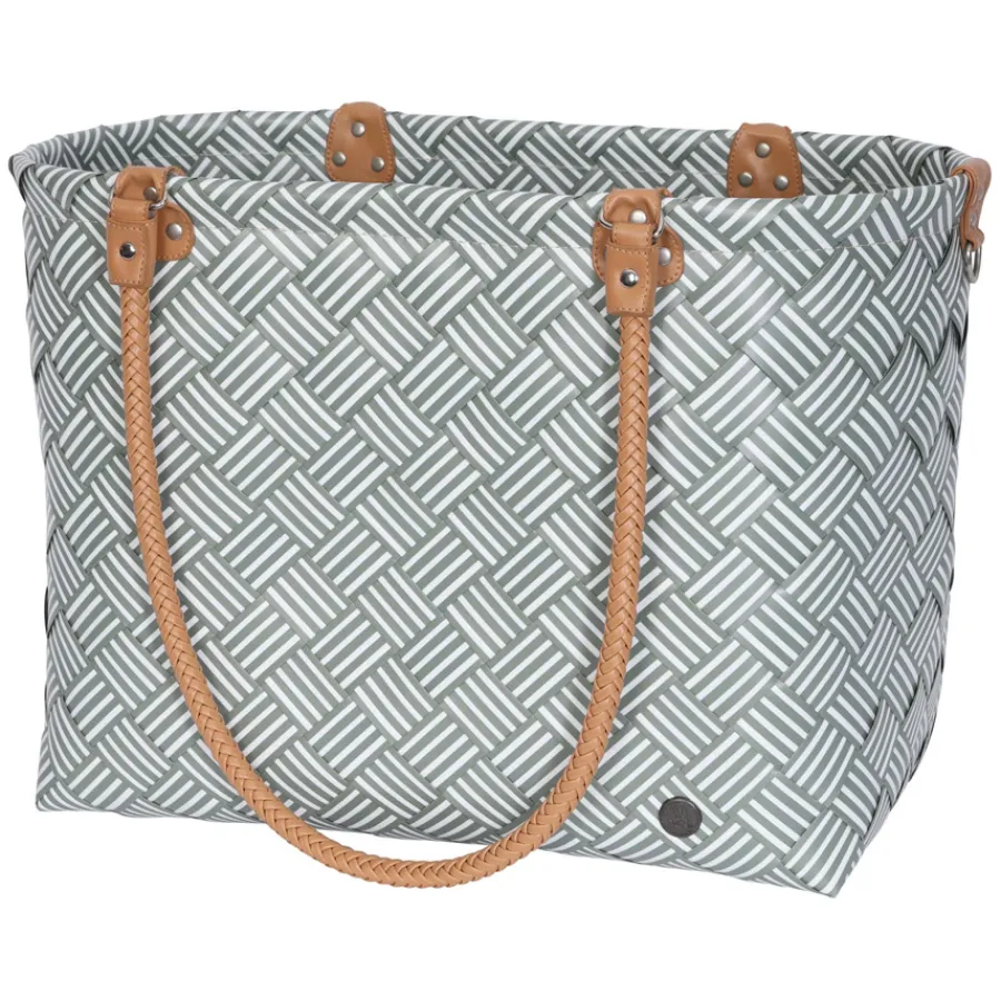Handed By Tasche Saint-Maxime stripes Sage Green/Stripes XL Discount