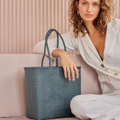 Handed By Tasche Shopper Solo steel blue M Sale